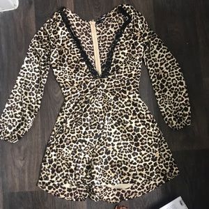 Romper but fits like a dress . Shows cleavage